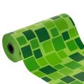 Floristik24 Manchetpapir til blomsterbuketter i mosaikdesign, 25 cm x 100 m