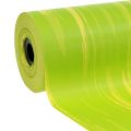 Floristik24 Manchetpapir stribet maj grøn, gul 25cm 100m