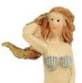 Dekorativ figur havfrue blå 6cm - 9,5 cm 3stk | Floristik24.dk