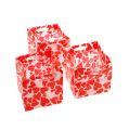 Floristik24 Mini poser plast rød 6,5 cm x 6,5 cm 12 stk