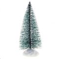 Floristik24 Mini juletræsdekoration snedækket 10cm 4stk