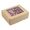 Floristik24 Mini julekugler trådglas Bordeaux pink Ø2,5cm 140p