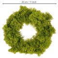 Kunstig moskrans, dekorativ til bord eller dør, 28 cm | Floristik24.dk