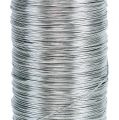 Floristik24 Myrtråd sølv galvaniseret 0,37mm 100g