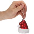 Julekugle julehue glas 8 cm 6 stk. | Floristik24.dk