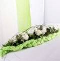 Floristik24 Blomsterskum mursten borddekoration grøn 22cm x 7cm x 5cm 10stk