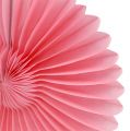 Floristik24 Festdekoration honeycomb papir blomst pink Ø20cm 3stk