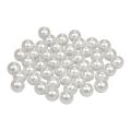 Floristik24 Dekorative perler til trådning af hobbyperler hvide 12mm 300g
