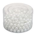 Floristik24 Dekorative perler til trådning af hobbyperler hvide 12mm 300g