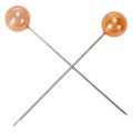 Perlestifter orange Ø10mm 60mm | Floristik24.dk
