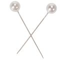 Perlehovedstifter Hvid Ø10mm 60mm | Floristik24.dk