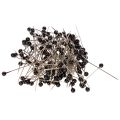 Floristik24 Blomsternåle med sorte perlehoveder, Ø4 mm, 40 mm, 150 stk.