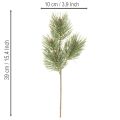 Kunstig fyrretræsgrene pynt til arrangementer 39 cm 6 stk. | Floristik24.dk