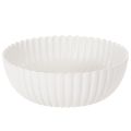 Floristik24 Dekorativ skål, ribbet, stor størrelse 25 cm