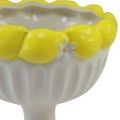 Floristik24 Kop keramisk skål citron dekorativ skål Ø14,5cm H14cm