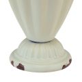 Floristik24 Kop vase metal dekorativ kop creme brun Ø9cm H13cm
