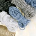 Floristik24 Håndværkssæt Lehner uld blå / grå / naturlig