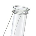 Floristik24 Reagensglas dekorationsglas til ophængning af minivase Ø2,4cm H22,5cm