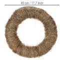Vinrankrans, ubehandlet, rund, naturlig krans til hobbybrug, 45 cm | Floristik24.dk
