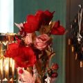 Kunstige roseblomster i en buket, lang stilk 62 cm, 12 stk. | Floristik24.dk