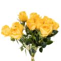 Kunstig rose med lang stilk,