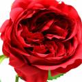 Floristik24 Rose kunstig blomst rød 72cm