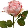Floristik24 Deco rosa pink, blomsterdekoration, kunstrose L74cm Ø7cm