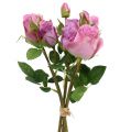 Floristik24 Buket med gamle lyserøde roser 40cm