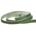 Floristik24 Fløjlsbånd gavebånd pyntebånd grøn B10mm 20m