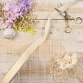 Gavebånd, elegant fløjlsbånd til gaver og blomster, 20 mm, 10 m | Floristik24.dk