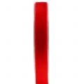 Floristik24 Fløjlsbånd rød 20mm 10m