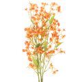Floristik24 Kunstig orkidégren orange filigran værelsesdekoration 110 cm 3 stk.