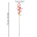 Kunstig blomstrende gren Oncidium orkidé dekoration 112cm 3 stk | Floristik24.dk