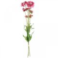 Floristik24 Kunstig blomsterdekoration, fnat kunstig blomst pink 64 cm bundt af 3 stk.