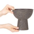 Rund planteskål med bund, 18 cm | Floristik24.dk