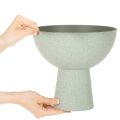 Skål med stativ til planter, dekorativ skål, 25 cm | Floristik24.dk
