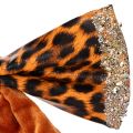 Dekorativ sløjfe med dyreprint leopardmønster 20 cm 3 stk. | Floristik24.dk