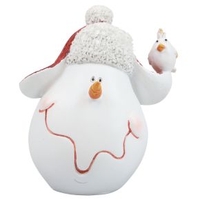 Floristik24 Bordpynt juledekoration snemand med hat H13cm 2stk