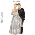 Sølvbryllupspar 10 cm | Floristik24.dk