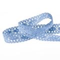 Floristik24 Blondebånd jeans blå dekorative bånd smykkebånd B13mm L20m