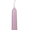 Tilspidsede lys Wenzel lys lilla 250/23mm 12 stk | Floristik24.dk