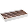 Koniske lys ensfarvede kobberlakerede 34x300mm 4 stk | Floristik24.dk