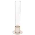 Floristik24 Moderne konisk lysestage med glascylinder og base, 31 cm