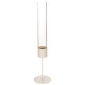 Floristik24 Moderne 45 cm cylinderformet lysestage i glas