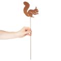 Havepæl egern rust dekorativ pæl til blomsterbed og urtepotte 52 cm 2 stk. | Floristik24.dk