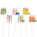 Floristik24 Plantemarkører gavesæt, trædesign, 31 cm, 12 dele