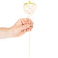 Dekorativt græskar med ansigt Halloween-dekoration, 31 cm, 12 stk. | Floristik24.dk