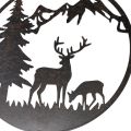 Dekorativ pæl, skovdyr, hjorte