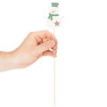 Træsnemandspæle til blomsterdekorationer, jul, 31 cm, 12 stk. | Floristik24.dk