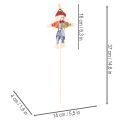 Blomsterpæle fugleskræmsel til blomsterarrangementer 37 cm 6 stk. | Floristik24.dk